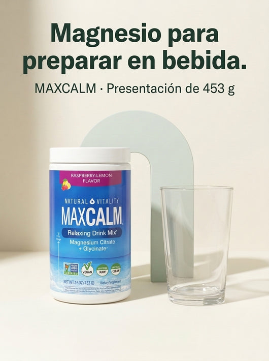 MAXCALM 453 g — imagen de producto de Bienora